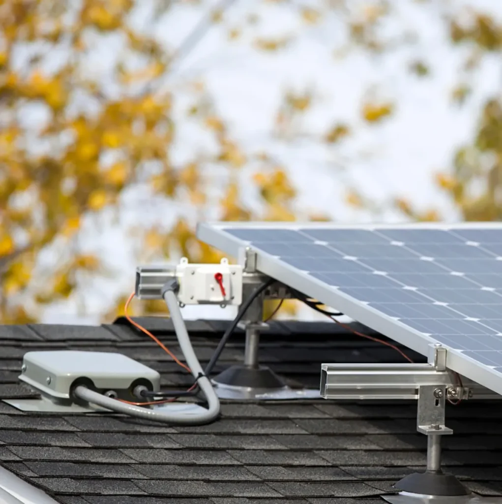 green building solar panels